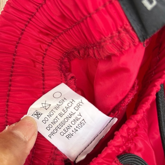 Men’s VTG Decibel Red Cargo Zippered Nylon Parachute Pants Street Wear M EUC - Picture 16 of 16